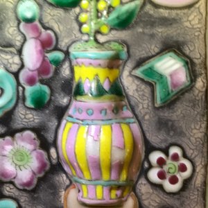 Deux vases en porcelaine de Chine famille rose, 19ème — photo 14