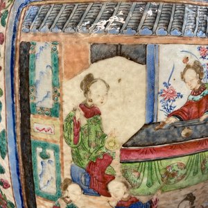Deux vases en porcelaine de Chine famille rose, 19ème — photo 11