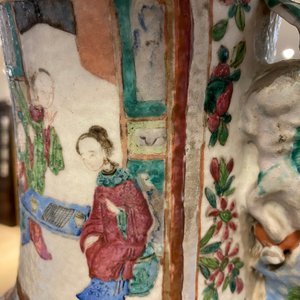 Deux vases en porcelaine de Chine famille rose, 19ème — photo 20