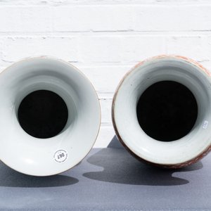Deux vases en porcelaine de Chine famille rose, 19ème — photo 12