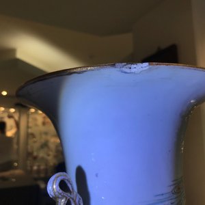 Deux vases en porcelaine de Chine famille rose aux double décors, 19/20ème — photo 7
