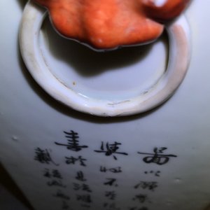 Deux vases en porcelaine de Chine famille rose et qianjiang cai, 19/20ème — photo 8