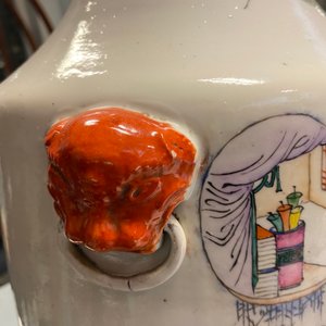 Deux vases en porcelaine de Chine famille rose et qianjiang cai, 19/20ème — photo 7