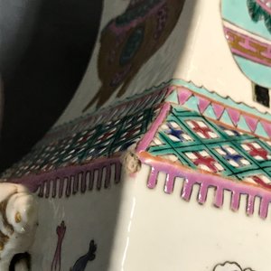 Deux vases en porcelaine de Chine famille rose et qianjiang cai, 19ème — photo 8