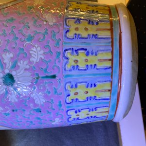 Deux vases en porcelaine de Chine famille rose pour le marché Straits ou Peranakan, 19ème — photo 14