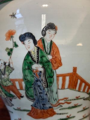 Deux vases en porcelaine de Chine famille verte, 19ème — photo 19