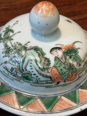 Deux vases en porcelaine de Chine famille verte, 19ème — photo 9