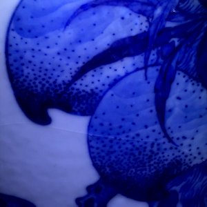 Deux vases en porcelaine de Chine wucai et bleu et blanc, marques de Yongzheng et Wanli, 19ème — photo 22