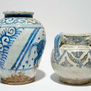 Deux vases islamiques en céramique silicieuse, prob. Syrie, 18ème — photo 2