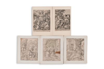 Dirck Volckertz Coornhert and Crispijn van de Passe: Five engravings, 16th C.