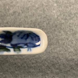 Dix cuillères en porcelaine de Chine en bleu et blanc pour le marché Straits ou Peranakan, 19/20ème — photo 10