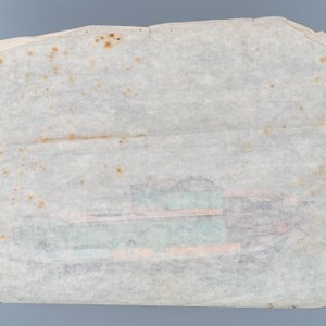 Dix peintures sur papier de riz à décor de jonques, Canton, Chine, 19ème — photo 3