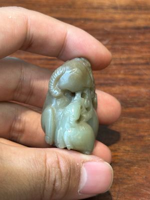 Dix sculptures d'animaux en jade, Chine, Qing — photo 29