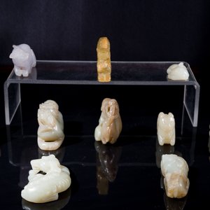 Dix sculptures d'animaux en jade, Chine, Qing — photo 4