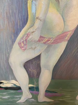 Do Xuan Doan (1937): 'Ladies at a bathhouse', oil on canvas, signed and dated (19)80 — photo 8