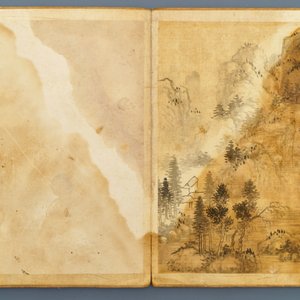 Dong Bangda (China, 1699-1769), attribué: album de huit paysages, encre sur papier — photo 7