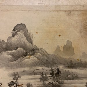 Dong Bangda (China, 1699-1769), attributed: album with eight landscapes, ink on paper — 照片 11