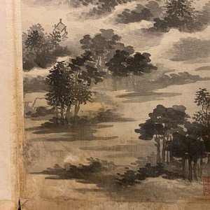Dong Bangda (China, 1699-1769), attributed: album with eight landscapes, ink on paper — 照片 19