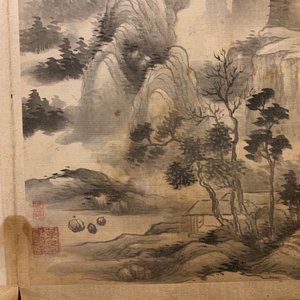 Dong Bangda (China, 1699-1769), attributed: album with eight landscapes, ink on paper — 照片 23