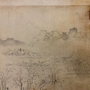 Dong Bangda (China, 1699-1769), attributed: album with eight landscapes, ink on paper — 照片 24