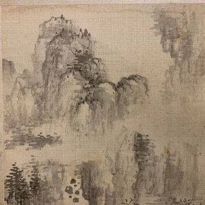 Dong Bangda (China, 1699-1769), toegeschreven: album met acht landschappen, inkt op papier — foto 16