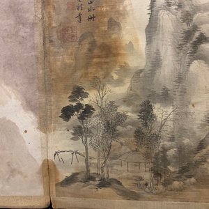 Dong Bangda (China, 1699-1769), toegeschreven: album met acht landschappen, inkt op papier — foto 31