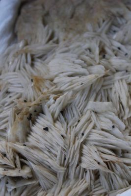 Doos met diverse mineralen en halfedelstenen