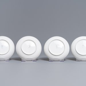 Douze tasses et soucoupes en porcelaine de Meissen, 18/19ème — photo 7