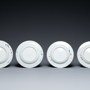 Douzes assiettes en porcelaine de Chine de style Imari, Kangxi/Qianlong — photo 7