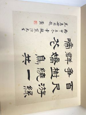 Drie albums: 'Jiang Hanting 江寒汀 (1904-1963), Lin Sanzhi 林散之 (1898-1989) en Qi Gong 启功 (1912-2005)', inkt en kleur op papier — foto 18