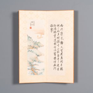 Drie albums: 'Jiang Hanting 江寒汀 (1904-1963), Lin Sanzhi 林散之 (1898-1989) en Qi Gong 启功 (1912-2005)', inkt en kleur op papier — foto 20