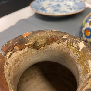 Drie apothekerspotten in Italiaanse majolica, 16/18e eeuw — foto 15