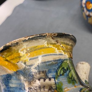 Drie apothekerspotten in Italiaanse majolica, 16/18e eeuw — foto 18