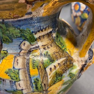 Drie apothekerspotten in Italiaanse majolica, 16/18e eeuw — foto 21