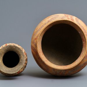 Drie beschilderde aardewerken vazen, Ban Chiang cultuur, Thailand, 600 - 300 v.C. — foto 6
