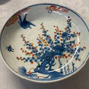 Drie Chinese blauw-witte, koperrode en wucai ko-sometsuke borden voor de Japanse markt, Tianqi/Chongzhen — foto 9