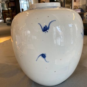 Drie Chinese blauw-witte vazen, 19e eeuw — foto 28