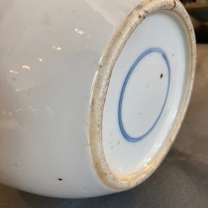 Drie Chinese blauw-witte vazen, 19e eeuw — foto 33