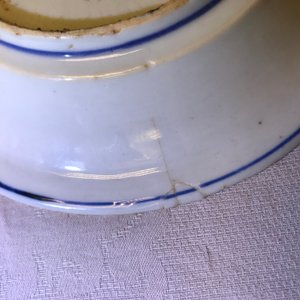 Drie Chinese blauwwitte ko-sometsuke borden met wijsgeren, Tianqi — foto 8