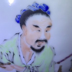 Drie Chinese Canton famille rose vazen, 19e eeuw — foto 16