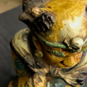 Drie Chinese daktegels met sancai-glazuur, Ming — foto 52