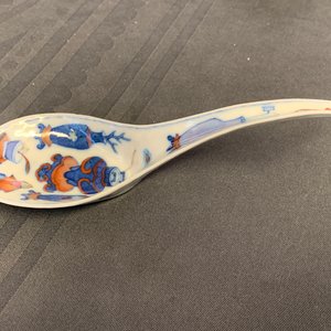 Drie Chinese doucai lepels, 19e eeuw — foto 10