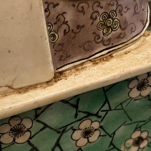 Drie Chinese famille rose en verte figuren, 19/20e eeuw — foto 19