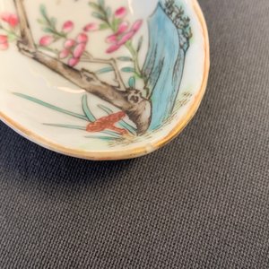 Drie Chinese famille rose lepels met floraal decor, 19/20e eeuw — foto 6
