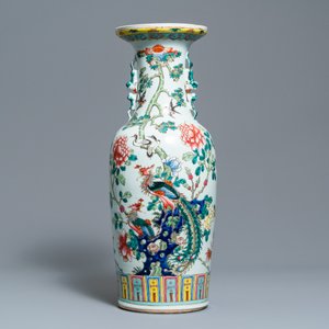 Drie Chinese famille rose vazen, 19/20e eeuw — foto 10