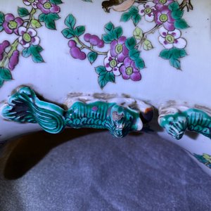 Drie Chinese famille rose vazen, 19e eeuw — foto 28