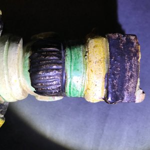 Drie Chinese figuren met sancai-glazuur, Ming — foto 22