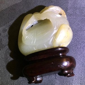 Drie Chinese jade snijwerken, 19/20e eeuw — foto 10