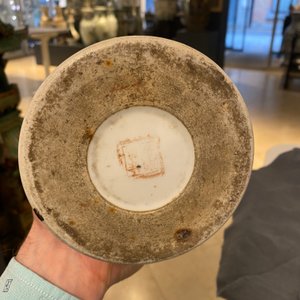 Drie Chinese qianjiang cai hoedensteunen, 19/20e eeuw — foto 42