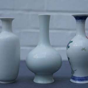 Drie Chinese vazen, diverse merken, 19/20e eeuw — foto 8